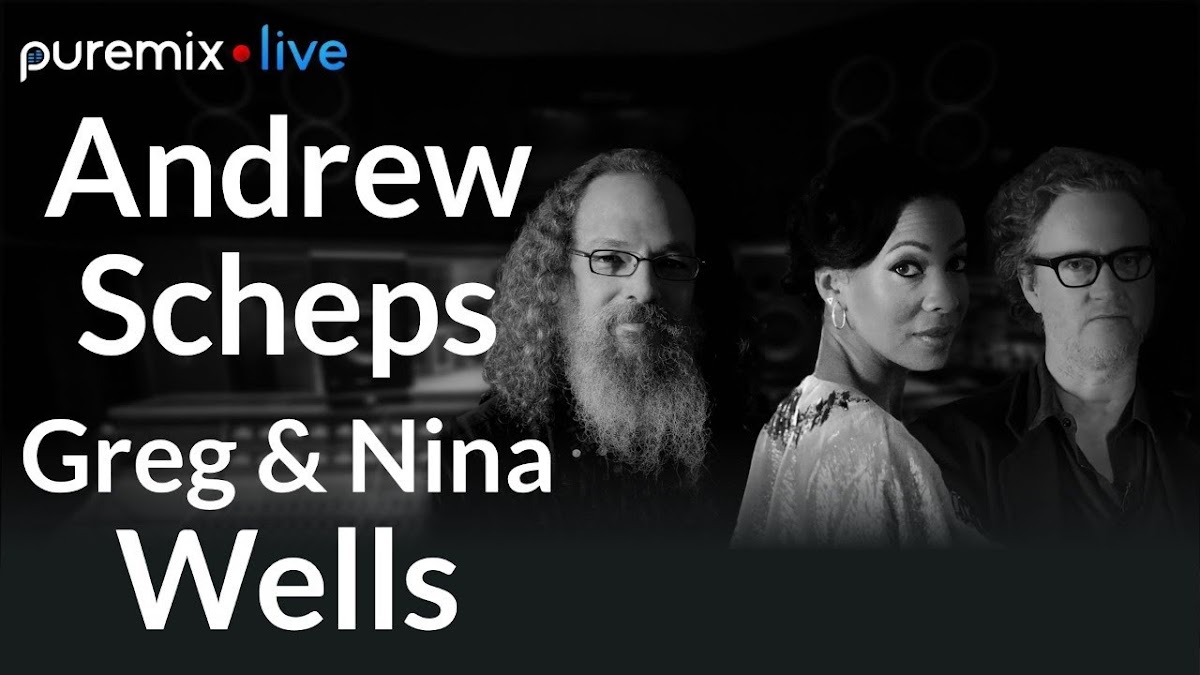 Andrew talks to Greg Wells + Nina Woodford Wells | Puremix
