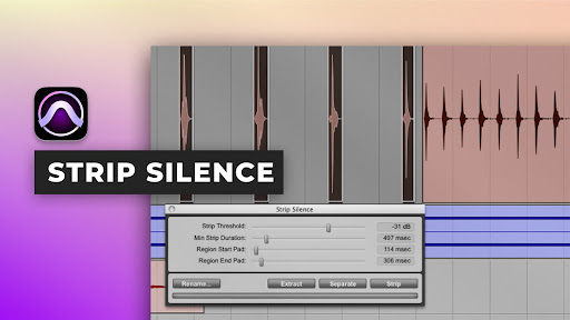 Strip silence in Pro Tools