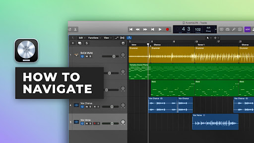 How to navigate in Logic Pro X